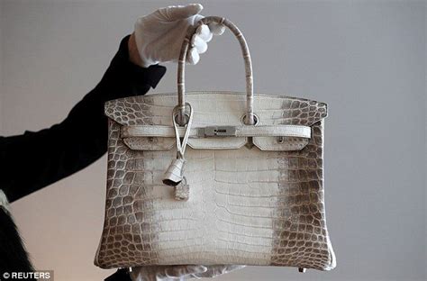 hermes albino crocodile bag|most expensive hermes bag.